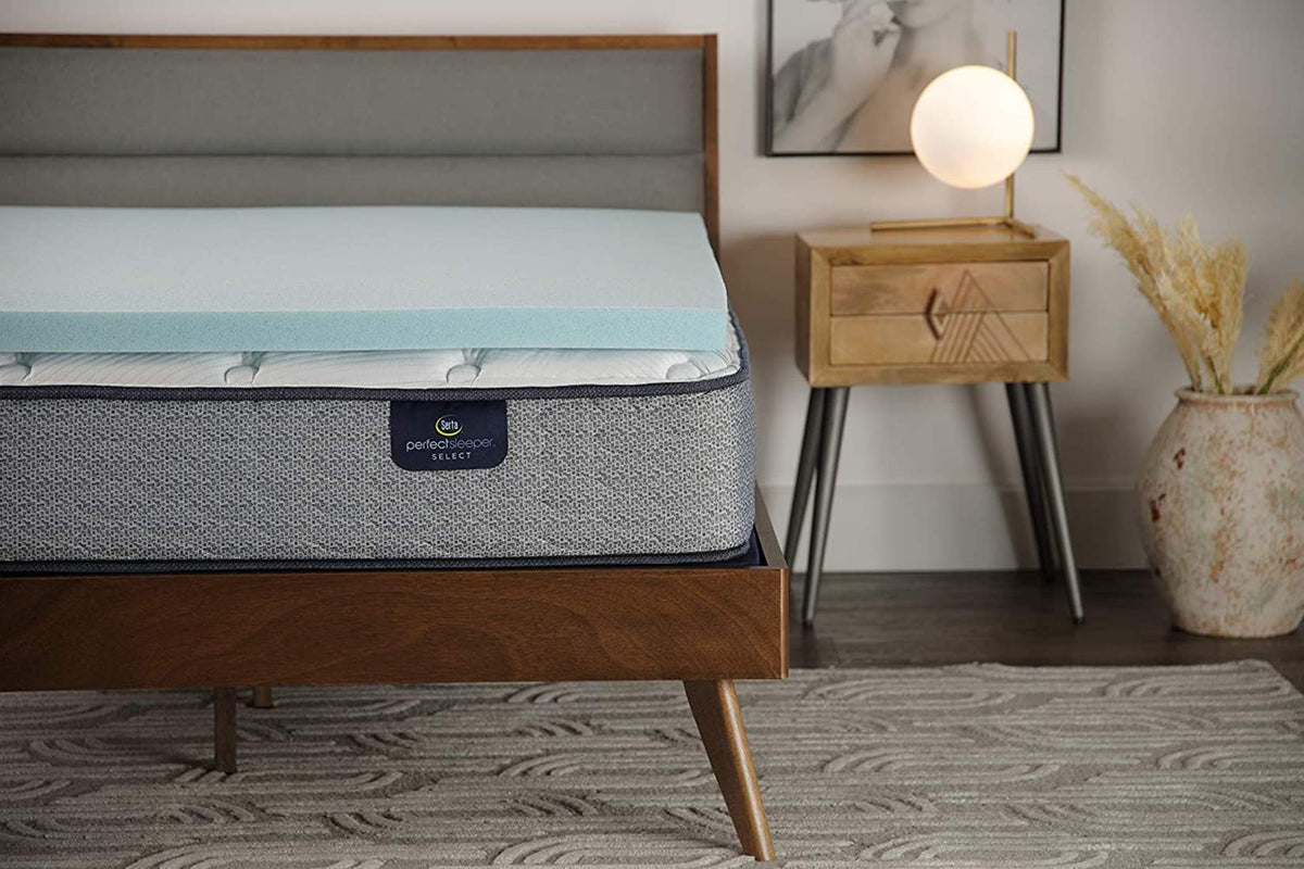 Serta-made-in-usa craftsmanship ensures durable, high-quality topper construction