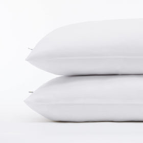 King-size 20x36 pillow protectors by Serta provide roomy, breathable coverage.