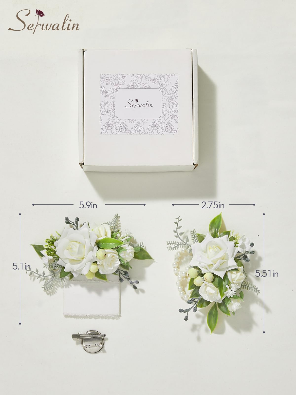 Serwalin champagne palette blooms pair easily with black-tie or garden celebrations.