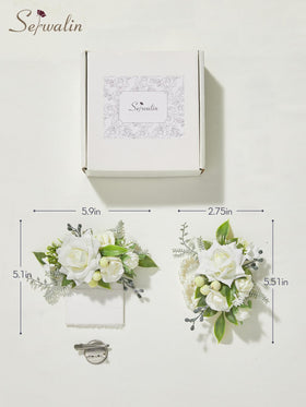 Serwalin champagne palette blooms pair easily with black-tie or garden celebrations.
