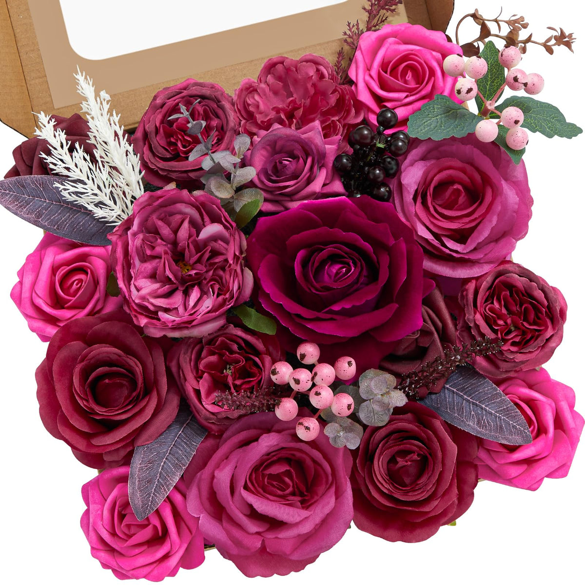 Serwalin dark magenta hot pink rose for elegant wedding bouquets and centerpieces