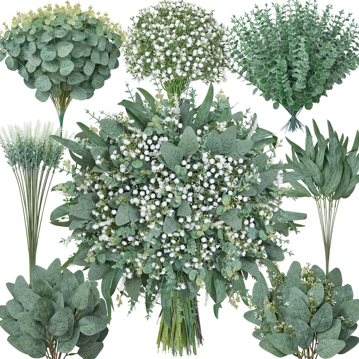 Serwalin eucalyptus stems bulk for versatile DIY bouquets and centerpieces