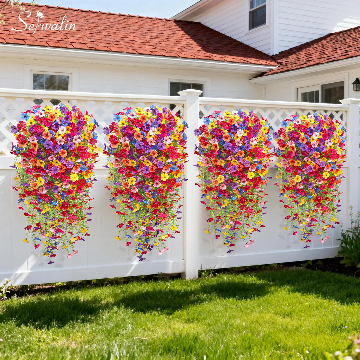 Serwalin multicolor set enhances curb appeal on patios.