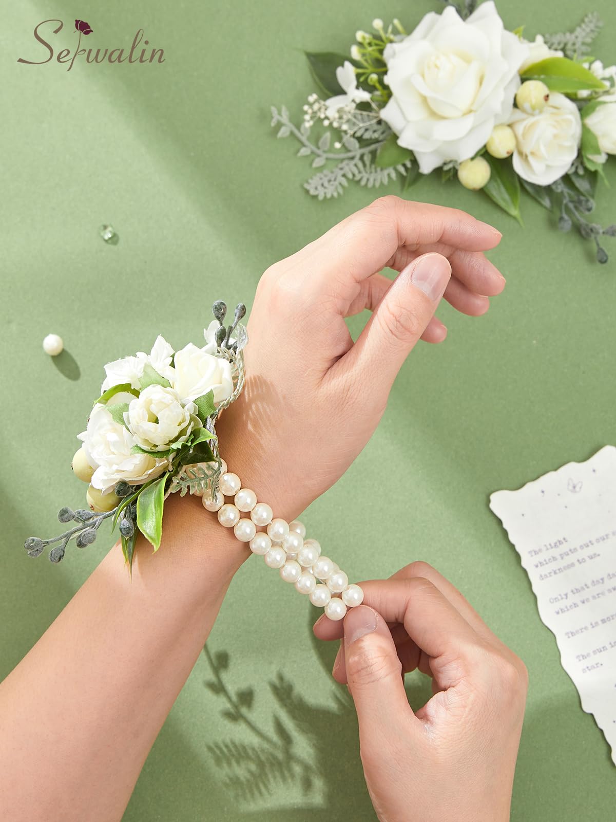 Serwalin wedding accessory demonstrates versatile support for any formal ensemble.