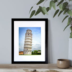 SESEAT 8x10 display frame with mat showcases memories elegantly.