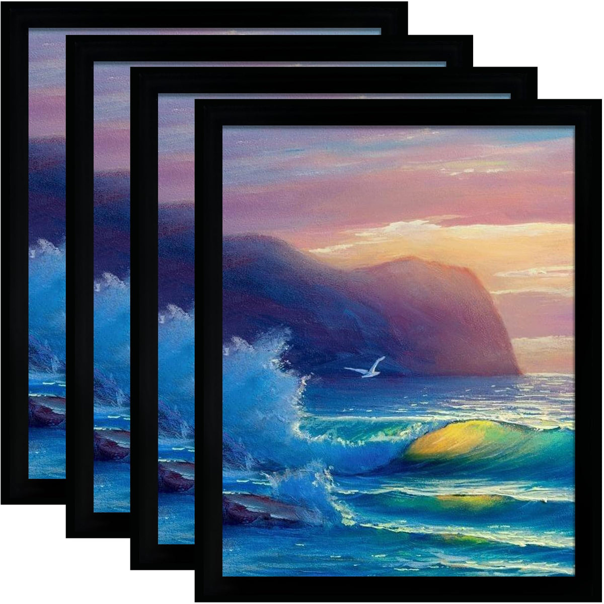 SESEAT 18x24 black frame front view for elegant photo displays