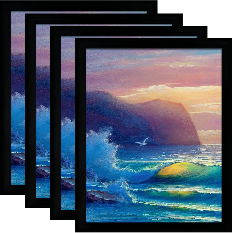 SESEAT 18x24 black frame front view for elegant photo displays