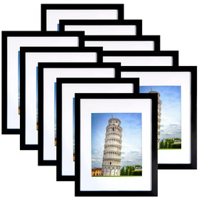SESEAT 8x10 frame front view in durable MDF, ready for wall or tabletop display.