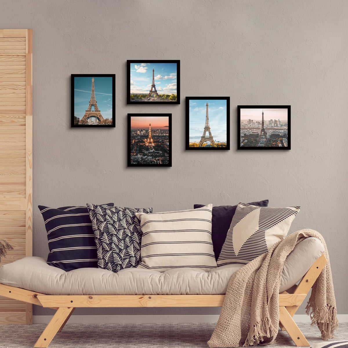 SESEAT 8x10 frame on tabletop display, easy to rearrange.