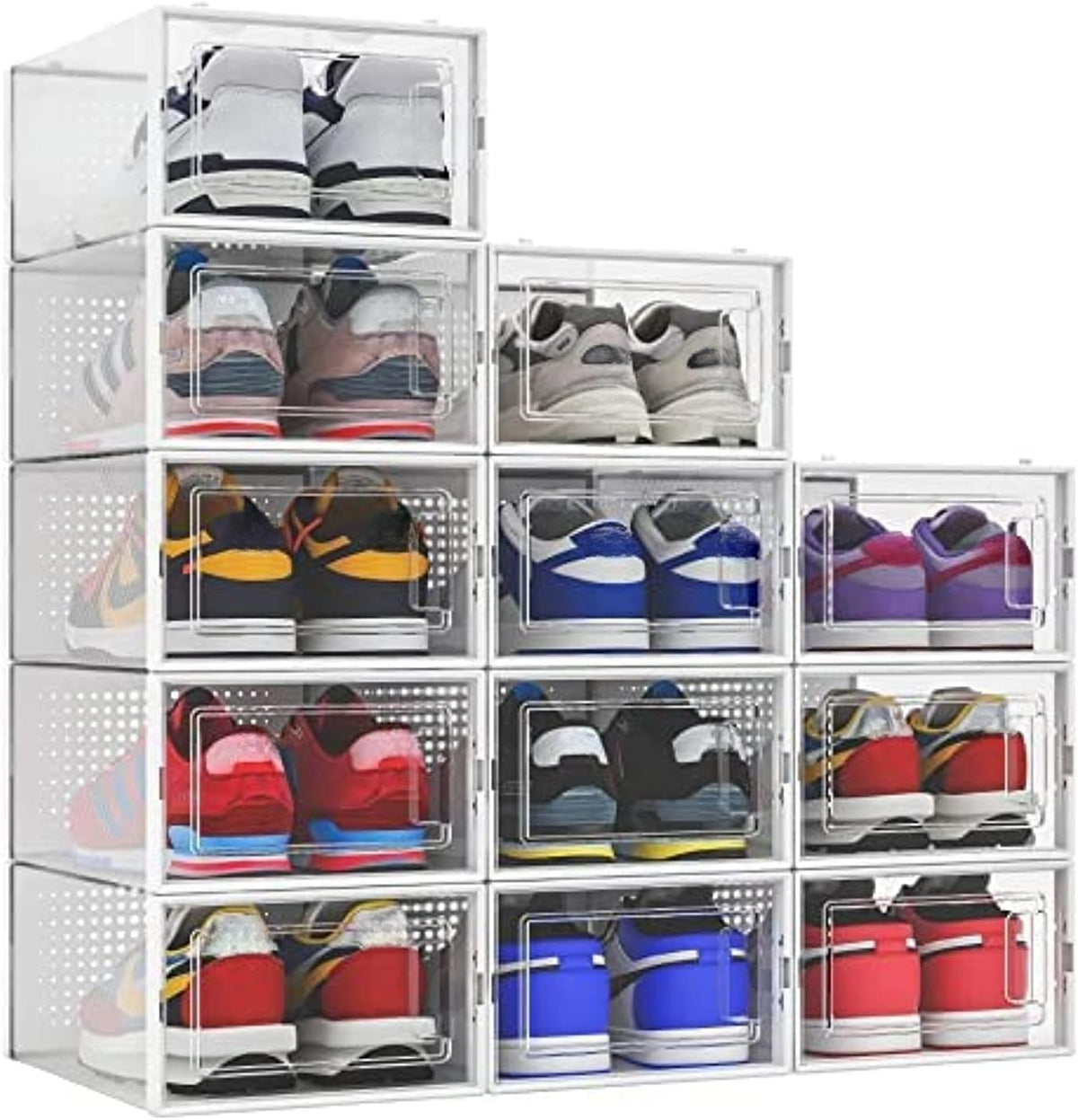 Seseno easy-access lids simplify daily shoe retrieval.