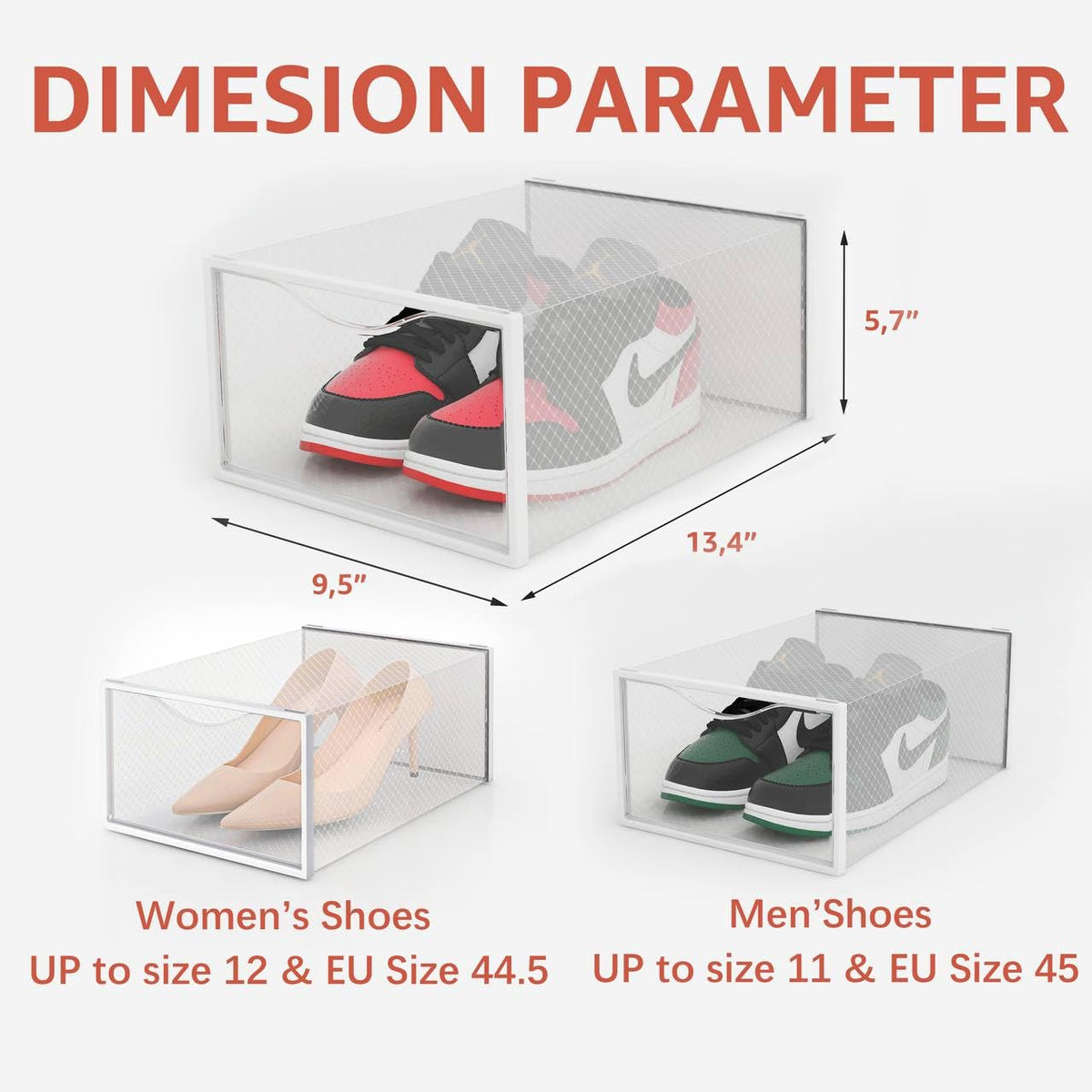 Seseno foldable shoe storage rack unfolds for easy setup and compact storage.