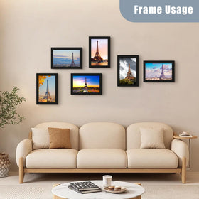SESEAT 8x12 frame detail highlights black texture veneer