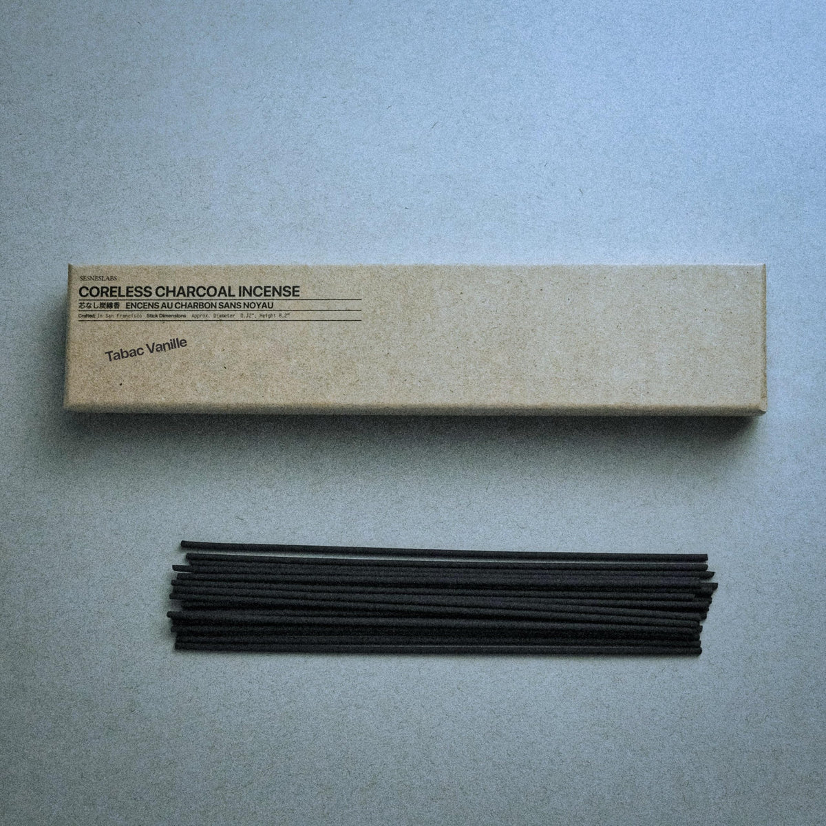 Sesneslabs Tabac Vanille stick length 8.4 inches for even burn