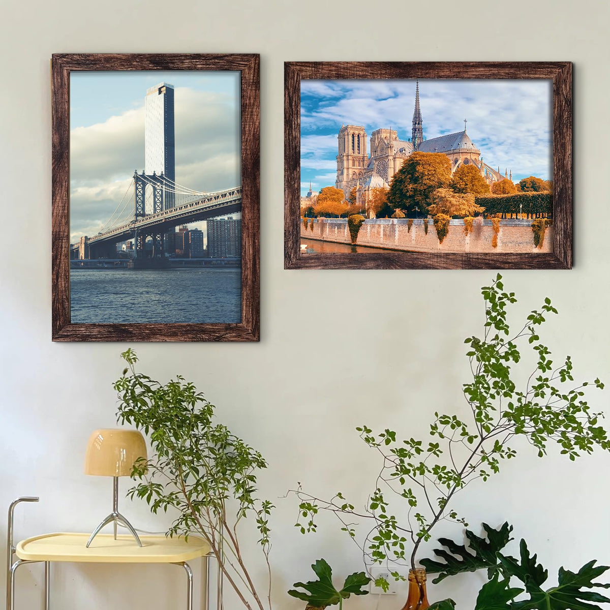 SESEAT 16x24 brown frame packaging protects during transit