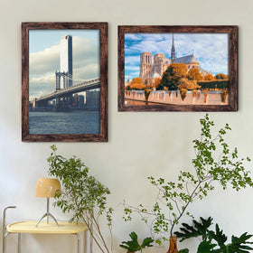 SESEAT 16x24 brown frame packaging protects during transit