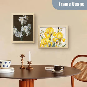 SESEAT 8x10 frame natural woodgrain adds warmth to home decor.
