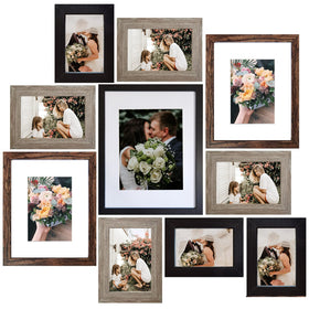 SESEAT collage set with an 11x14 black frame for elegant wall displays.