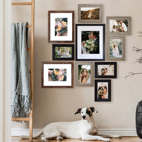 SESEAT gray 5x7 frames suit cohesive family photo walls.