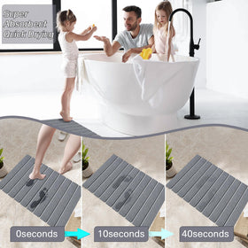 Setguopal bath mats protect bathroom floors and entryways from moisture.