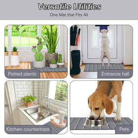 Setguopal quick-drying feet after shower with these mats.