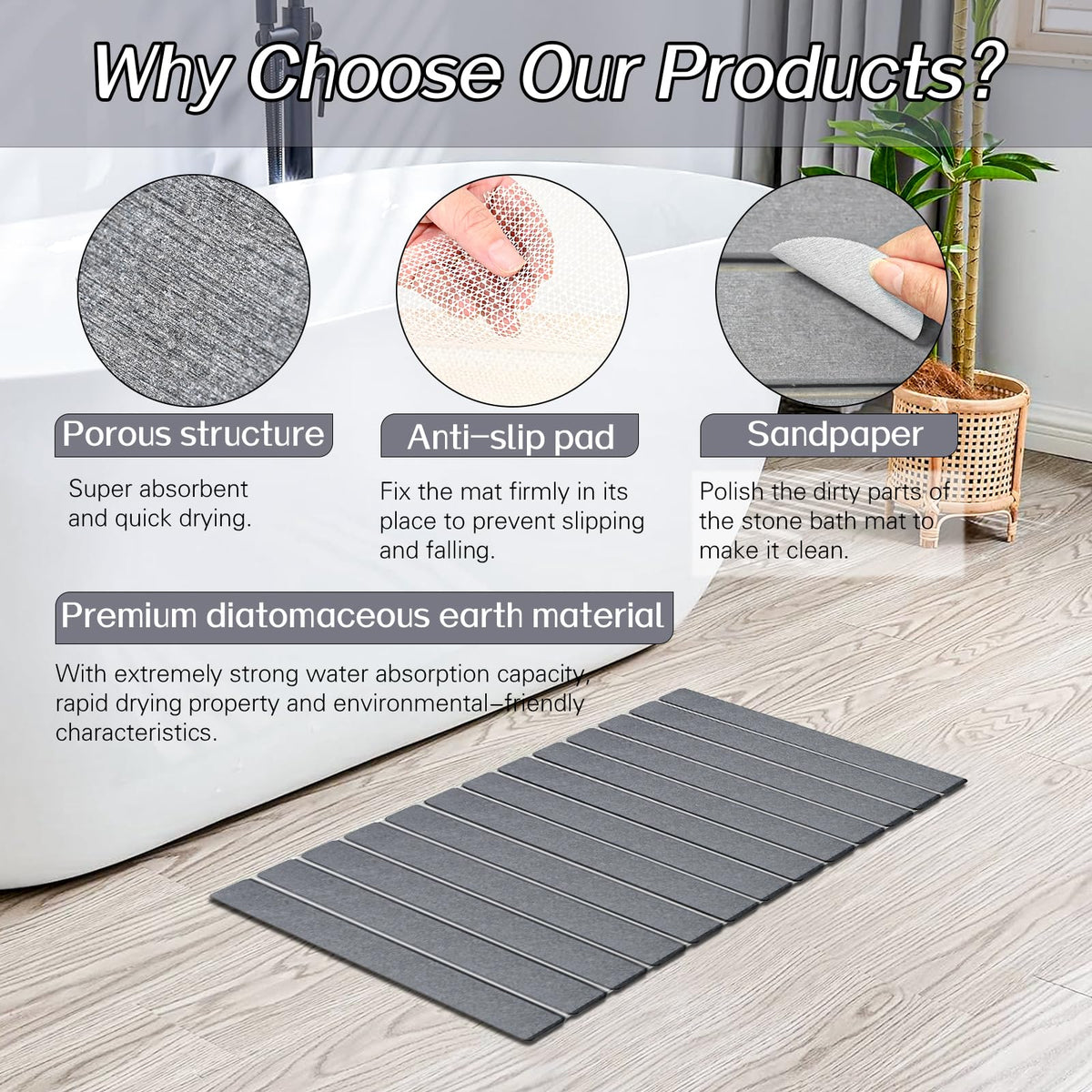 Setguopal sandpaper included helps restore surface texture when needed.