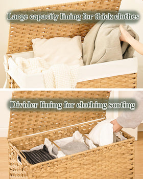 SETVSON woven rattan texture adds natural style to any room.