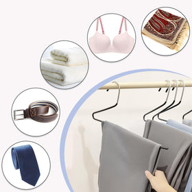 Seuqhck durable iron construction hanger designed for heavy denim
