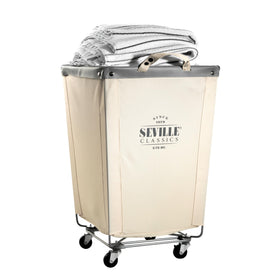 Seville Classics tubular-steel-frame-cart provides sturdy rolling support.