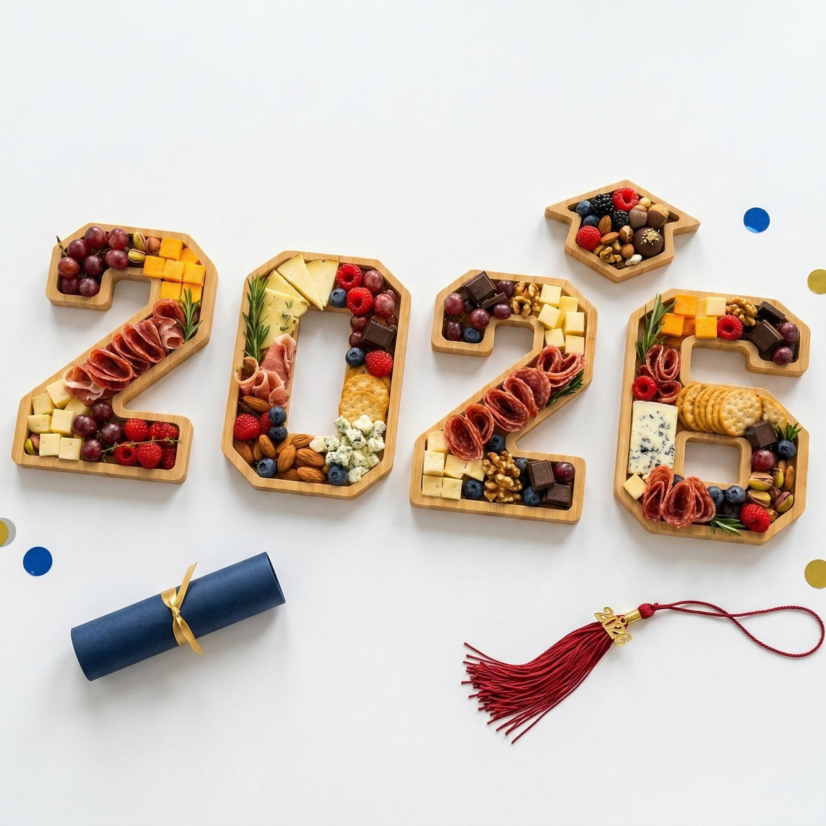 sewrung 2026 graduation numbers 2 on display as a stylish table centerpiece