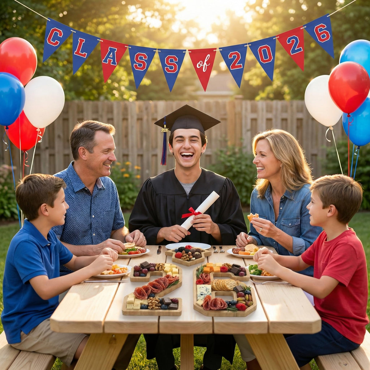 sewrung party decor blends rustic charm with practical display across grade levels