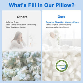 Seyfote cooling pillow in bedroom scene, year-round comfort.