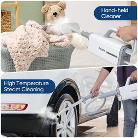 Seyola steam mop adjustable steam output for precise control.
