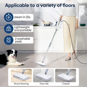 Seyola steam mop lightweight design for easy cleaning sessions.