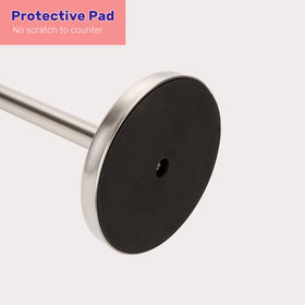 Sfemn hand towel stand positioned on a kitchen or bathroom counter.