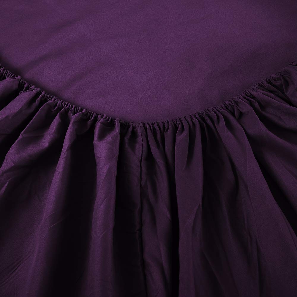 Sfoothome Purple Queen pillowcases with envelope closure for smooth sleep