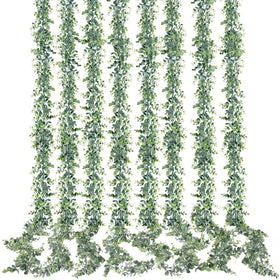 Sggvecsy artificial eucalyptus garland arch backdrop for elegant weddings