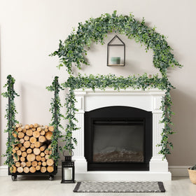 Sggvecsy eucalyptus garland wall decoration suitable for indoor and outdoor use