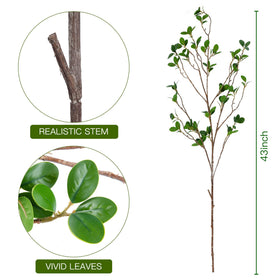 Sggvecsy elegant greenery spray with 43-inch height for year-round decor.