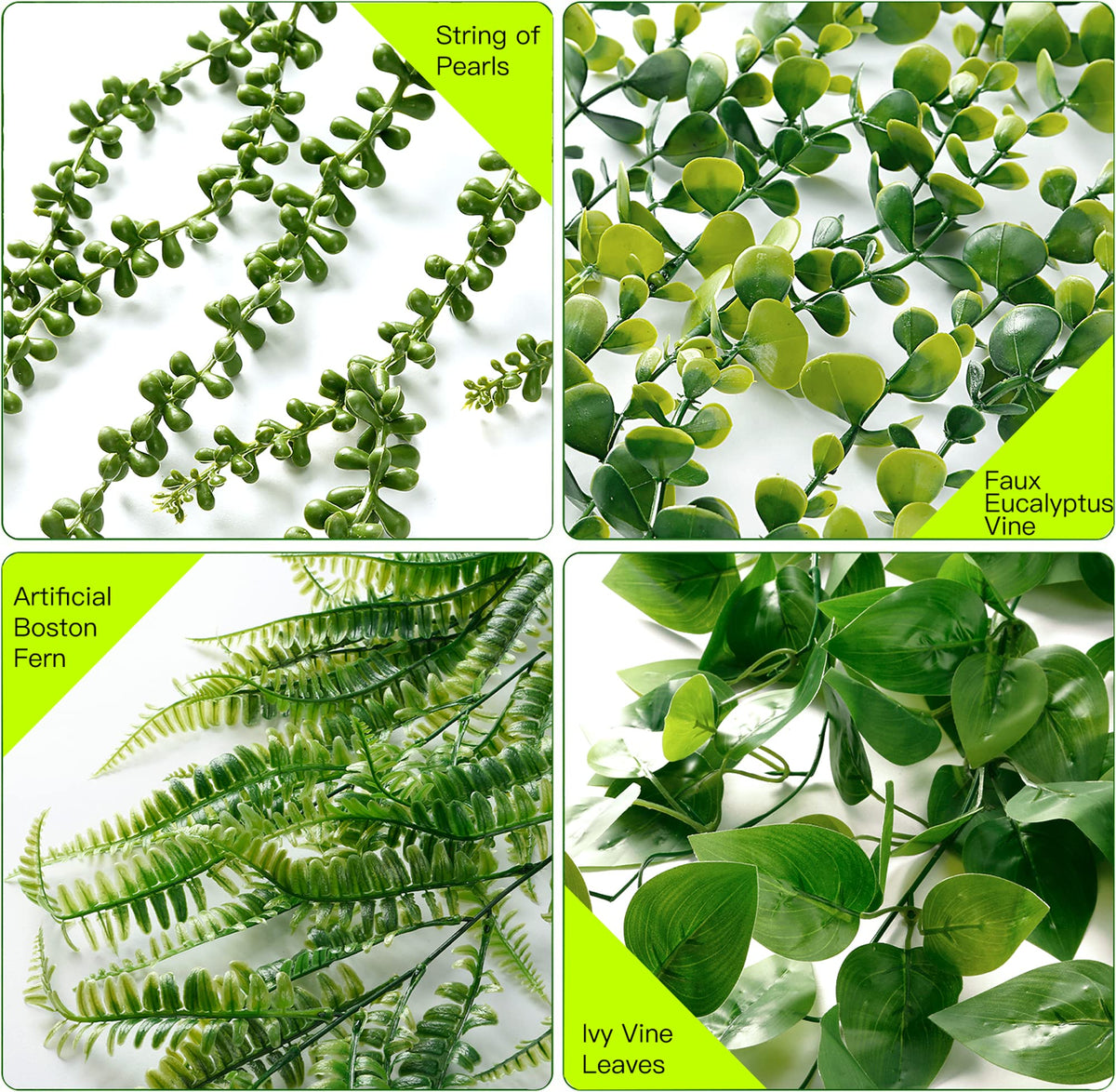 Sggvecsy ivy vine hanging plant in pot trails with natural charm.