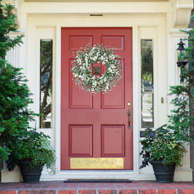 Sggvecsy front door wreath suitable for indoor and outdoor use