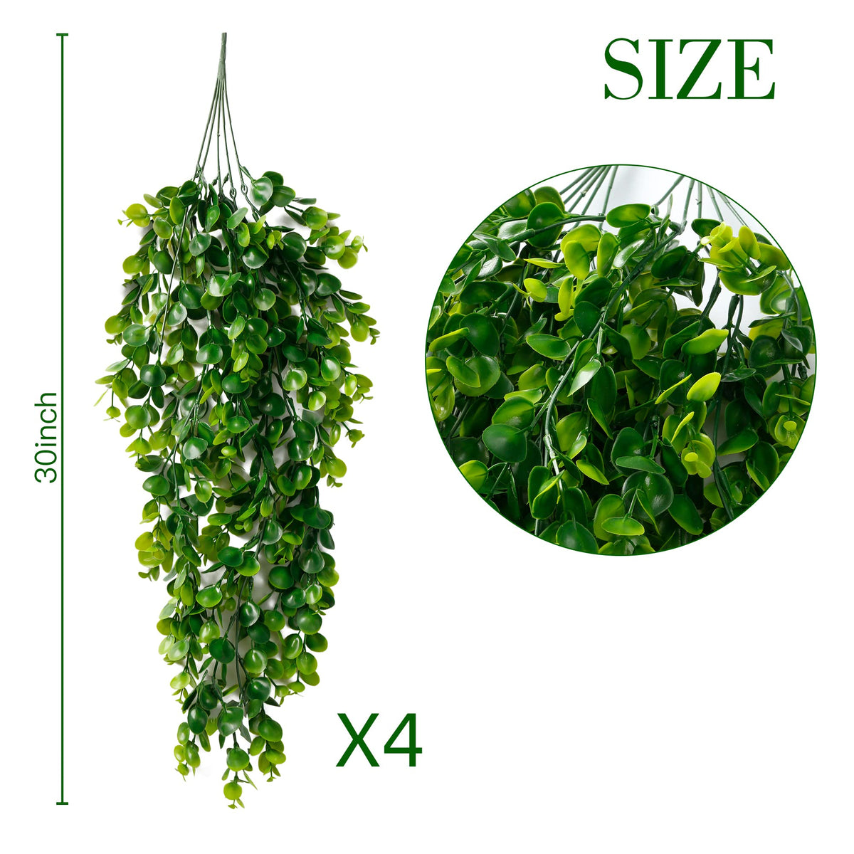 Sggvecsy versatile hanging greenery for living rooms and patios