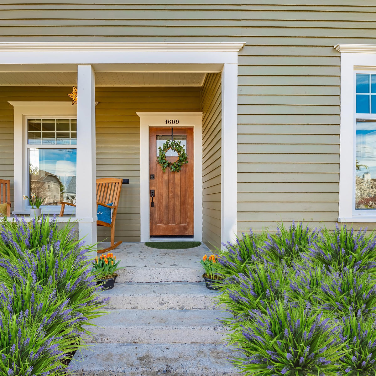 Sggvecsy indoor outdoor greenery for porch, window, and shelf styling.