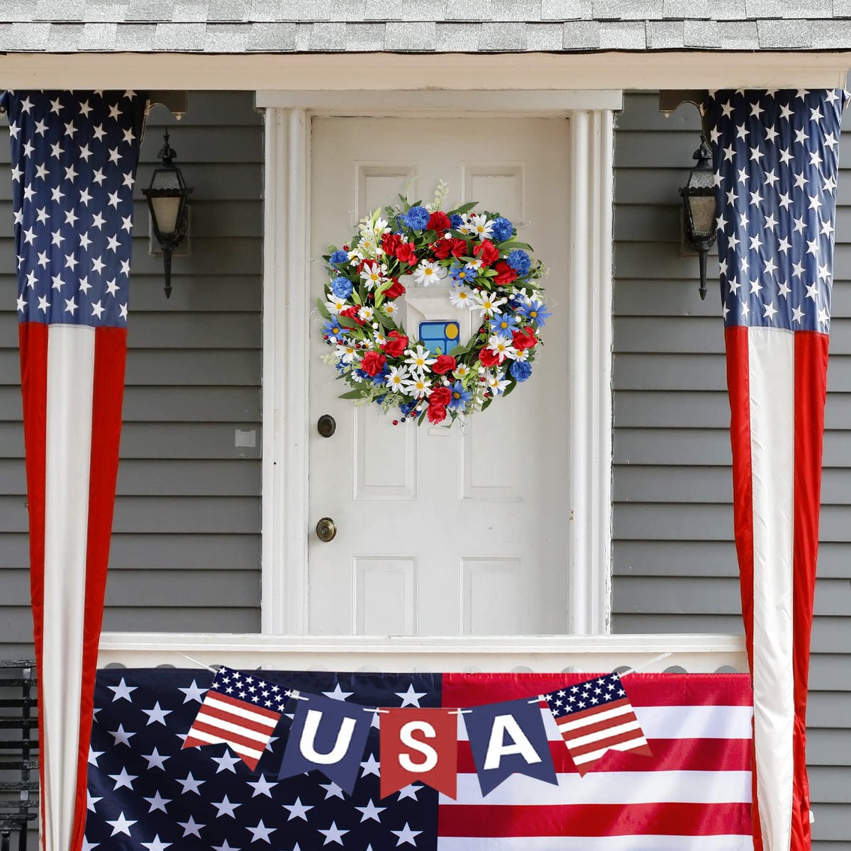 Sggvecsy versatile wreath suits front door, wall, porch, and window