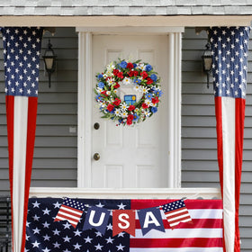 Sggvecsy versatile wreath suits front door, wall, porch, and window