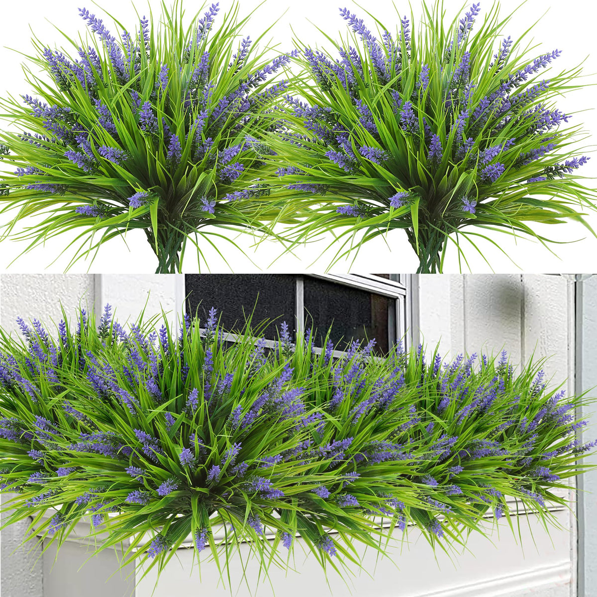 Sggvecsy lavender flowers 24-bundle outdoor decor for vibrant, low-maintenance displays.