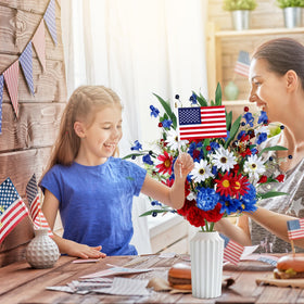 Sggvecsy silk and foam memorial flowers require no watering, easy year-round display.