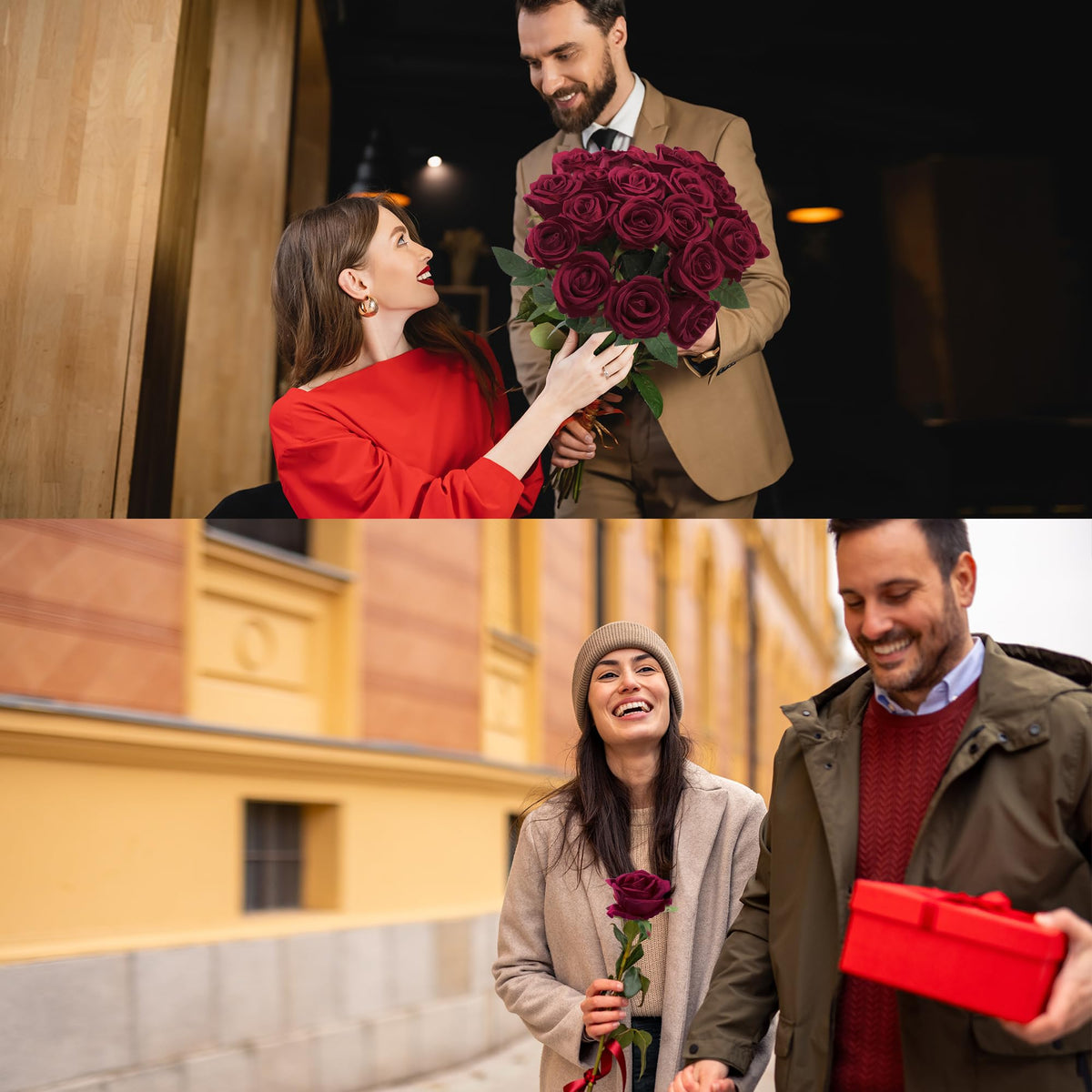 Sggvecsy velvet roses make a lasting Valentine gift.