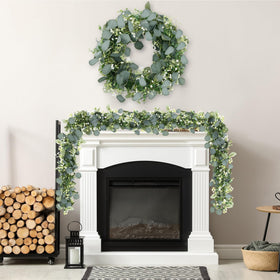 Sggvecsy white flower accents elevate table or backdrop decor gracefully.