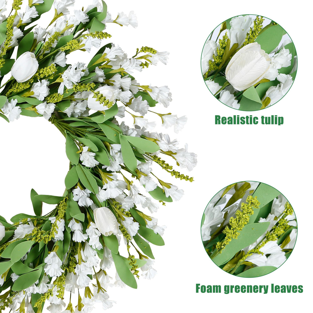Sggvecsy centerpiece wreath suitable for weddings parties and holidays
