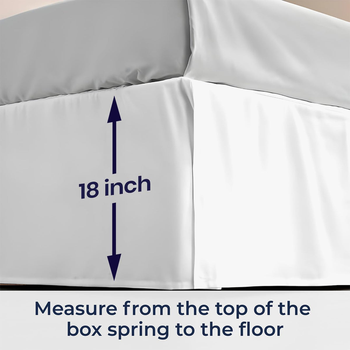 SGI Bedding wrinkle-resistant microfiber provides a crisp, low-maintenance finish.